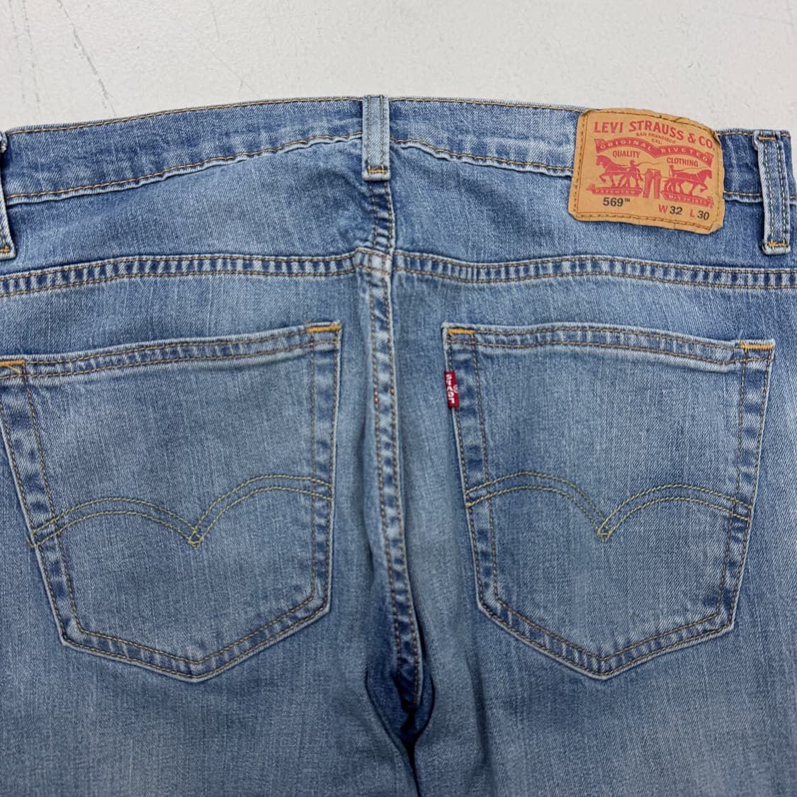 리바이스 569 새깅 워싱 와이드 스케이터 데님팬츠 상품이미지5