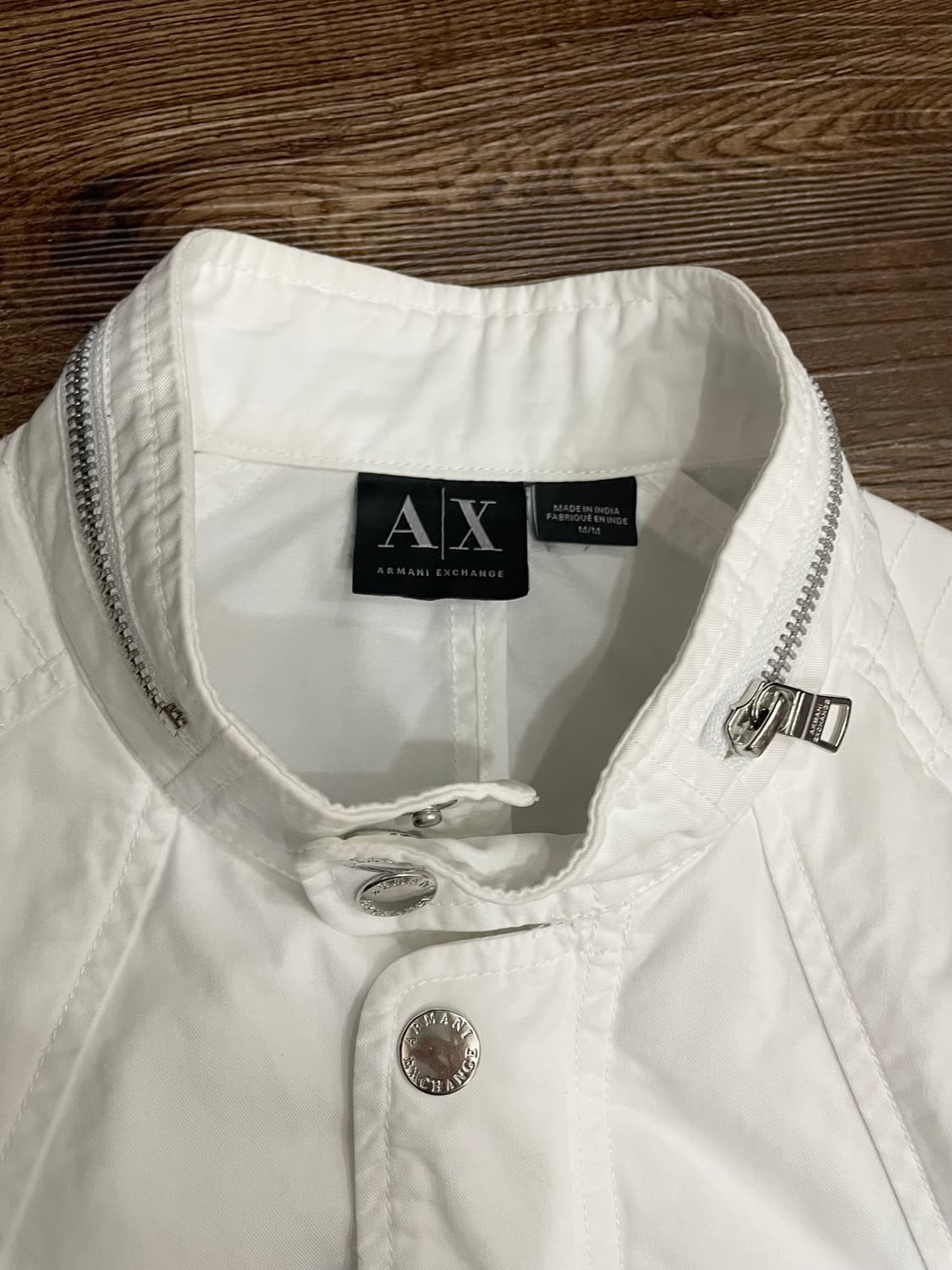 아르마니 익스체인지 화이트 라이더 자켓 상품이미지7