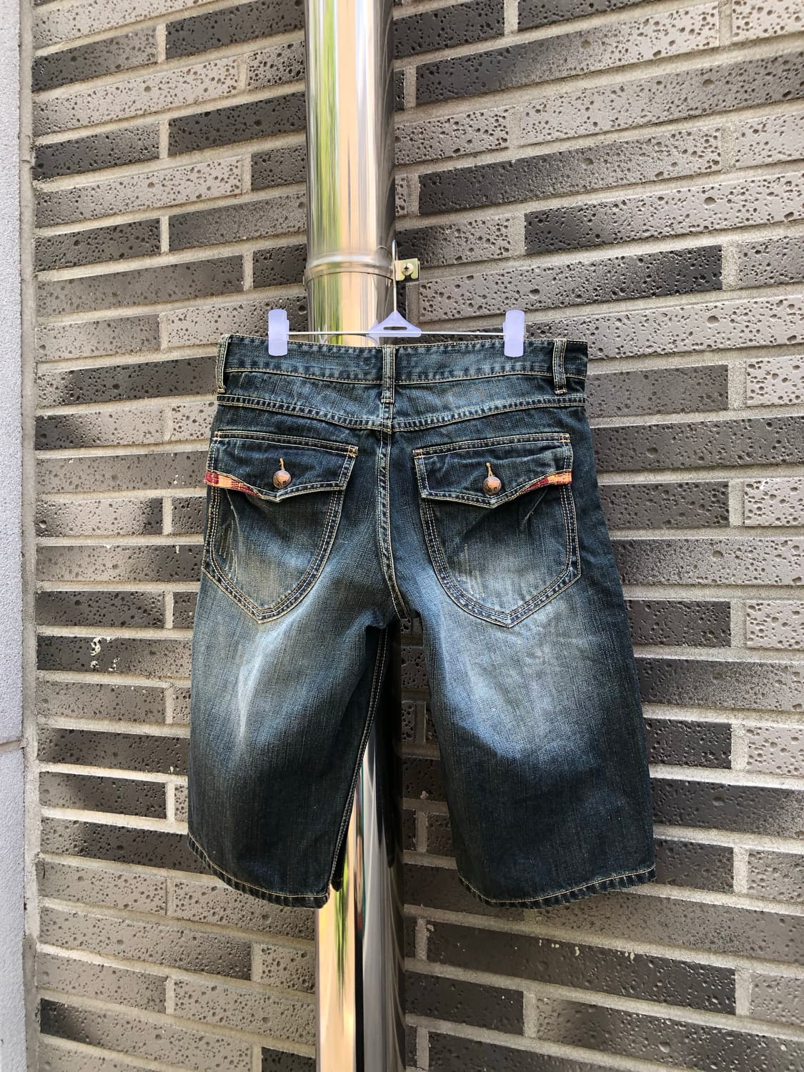 모리 빈티지 워싱 버뮤다 상품이미지2