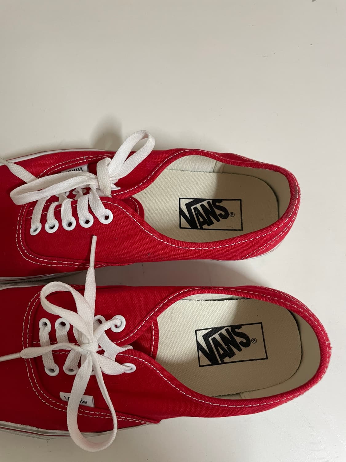 반스 어센틱 레드 스니커즈 (255) 상품이미지3