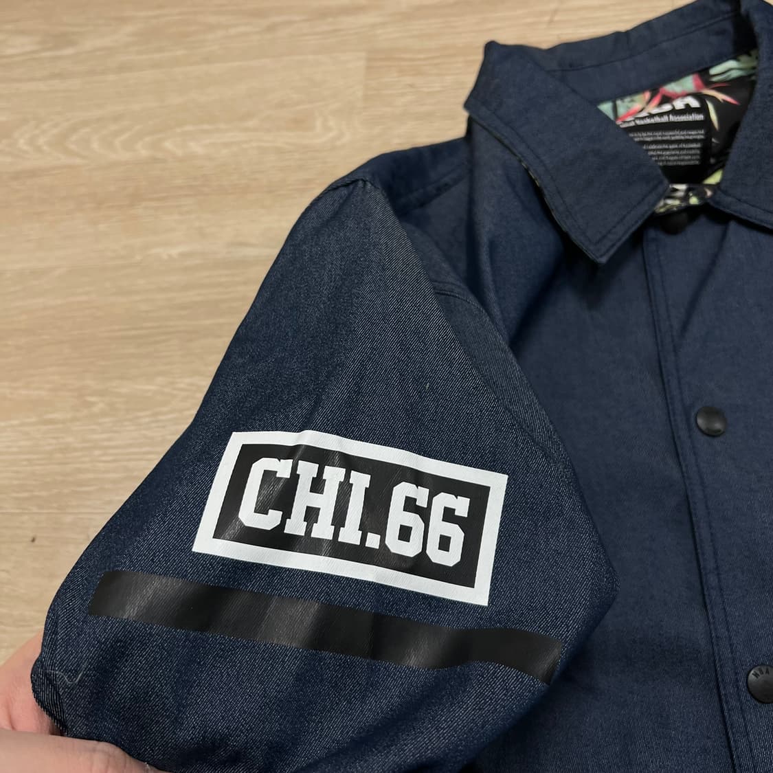 NBA 시카고불스 와펜 코치자켓 [다크 인디고] M/95 상품이미지5