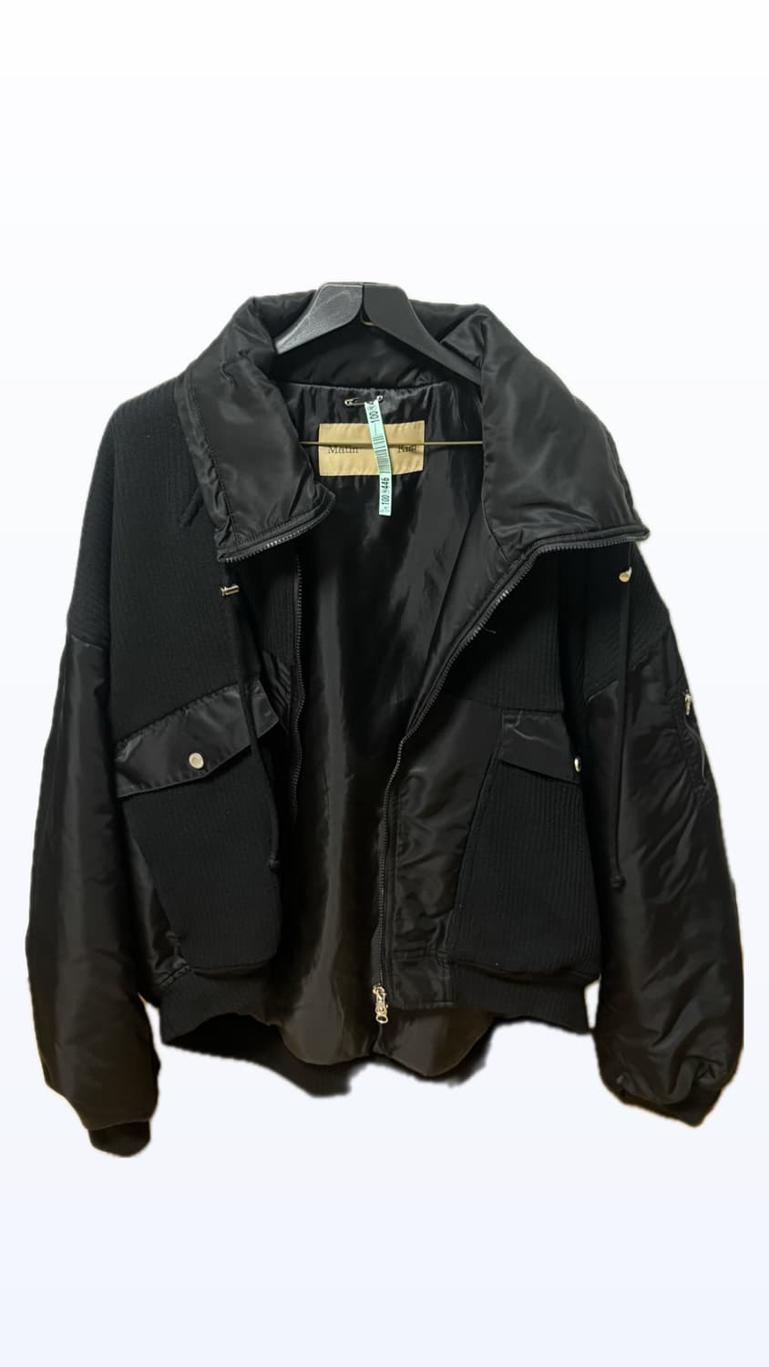 마뗑킴 유틸리티 니트 크롭 점퍼 상품이미지2