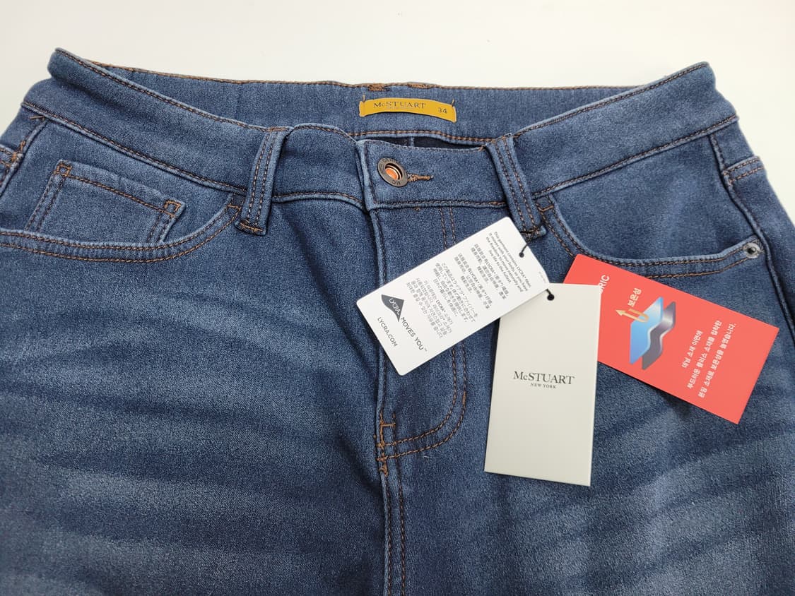 (새상품) McSTUART 23FW 맥스튜어트 기모 스판 청바지/남 34 상품이미지3