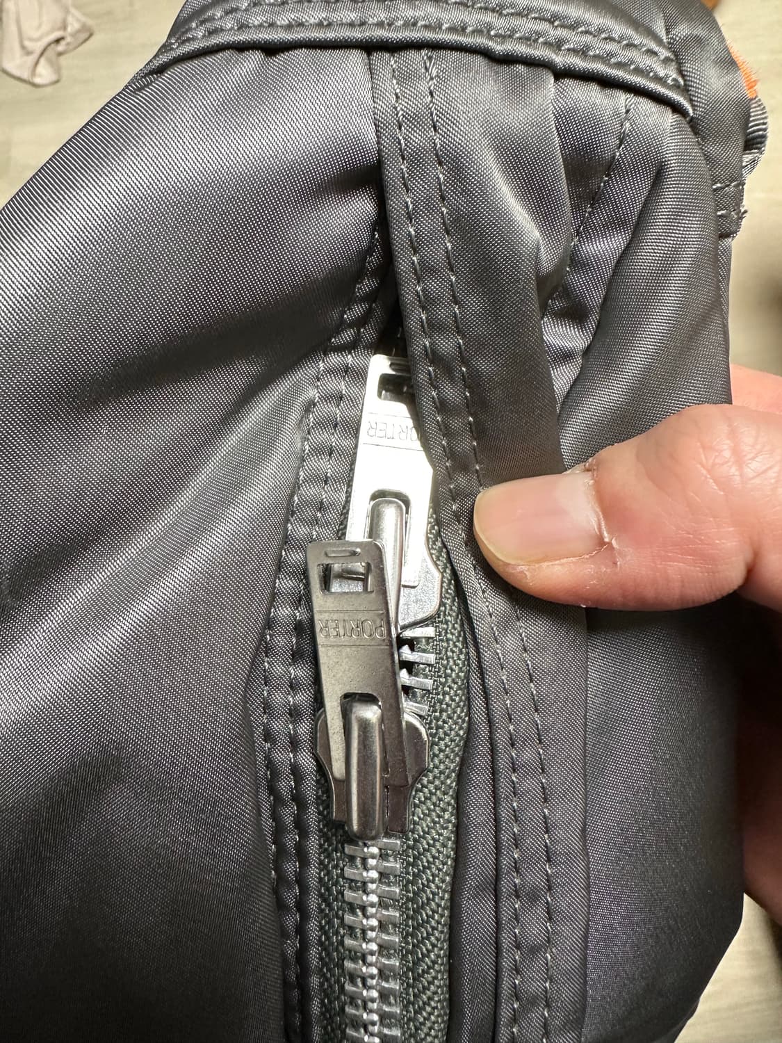 (신형) Porter 요시다 포터 탱커 웨이스트백 실버 그레이 상품이미지4