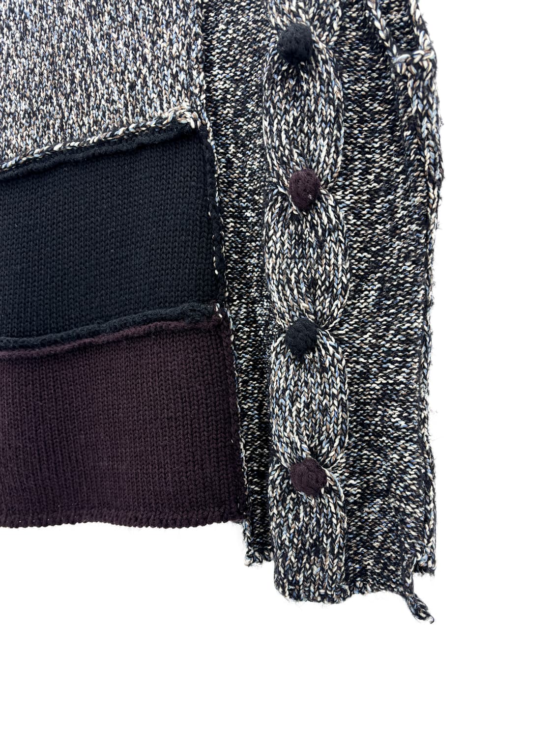 빈티지 패치워크 니트 베스트 상품이미지6