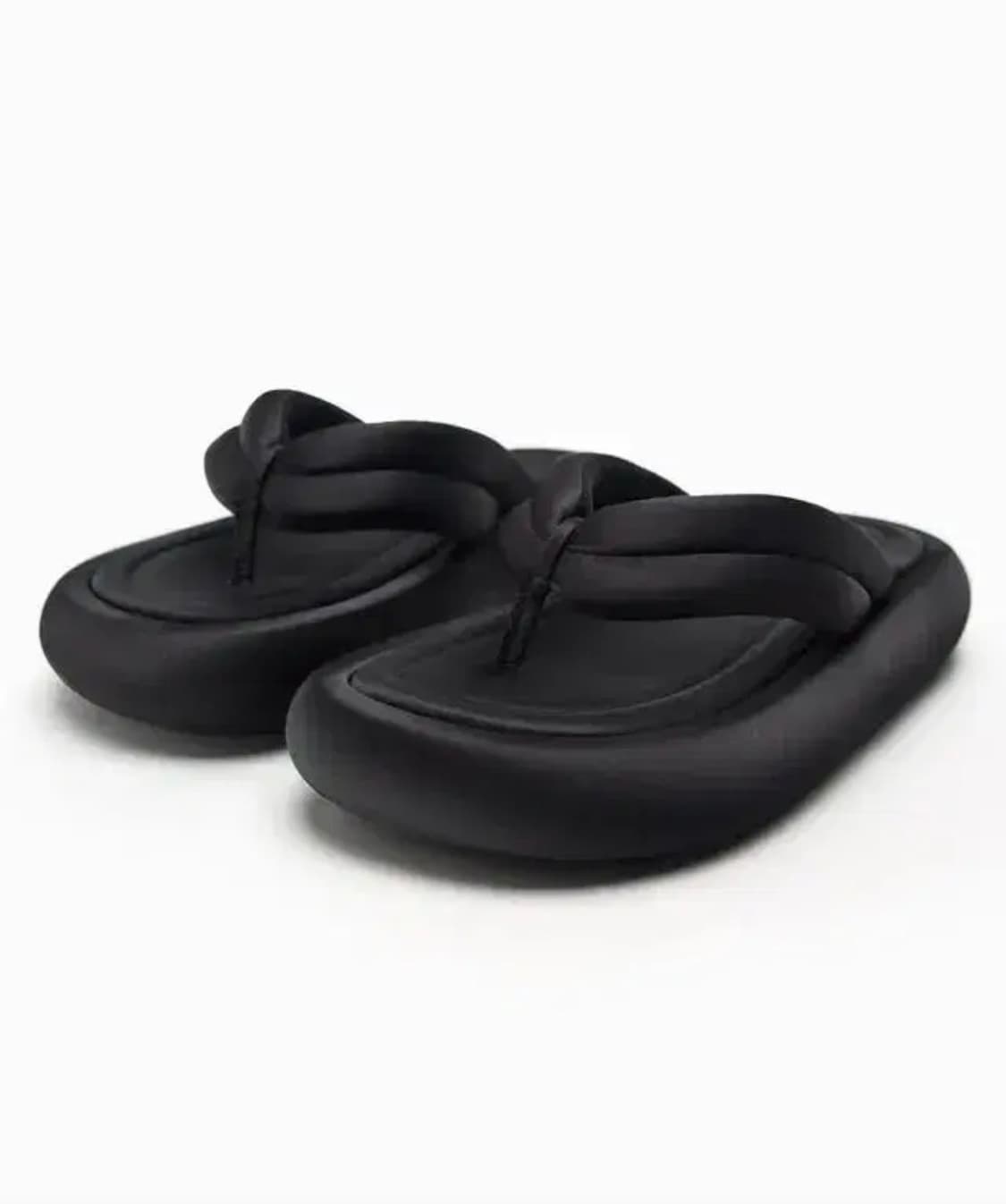 자라패브릭샌들 자라패딩쪼리 35(225-235) 3600/110/800 상품이미지1