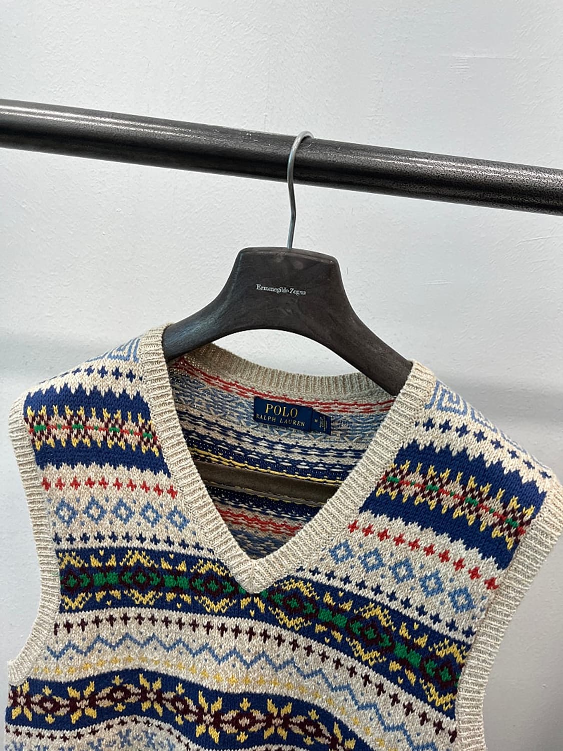 100) 폴로 크리켓 페어아일 베스트  상품이미지5