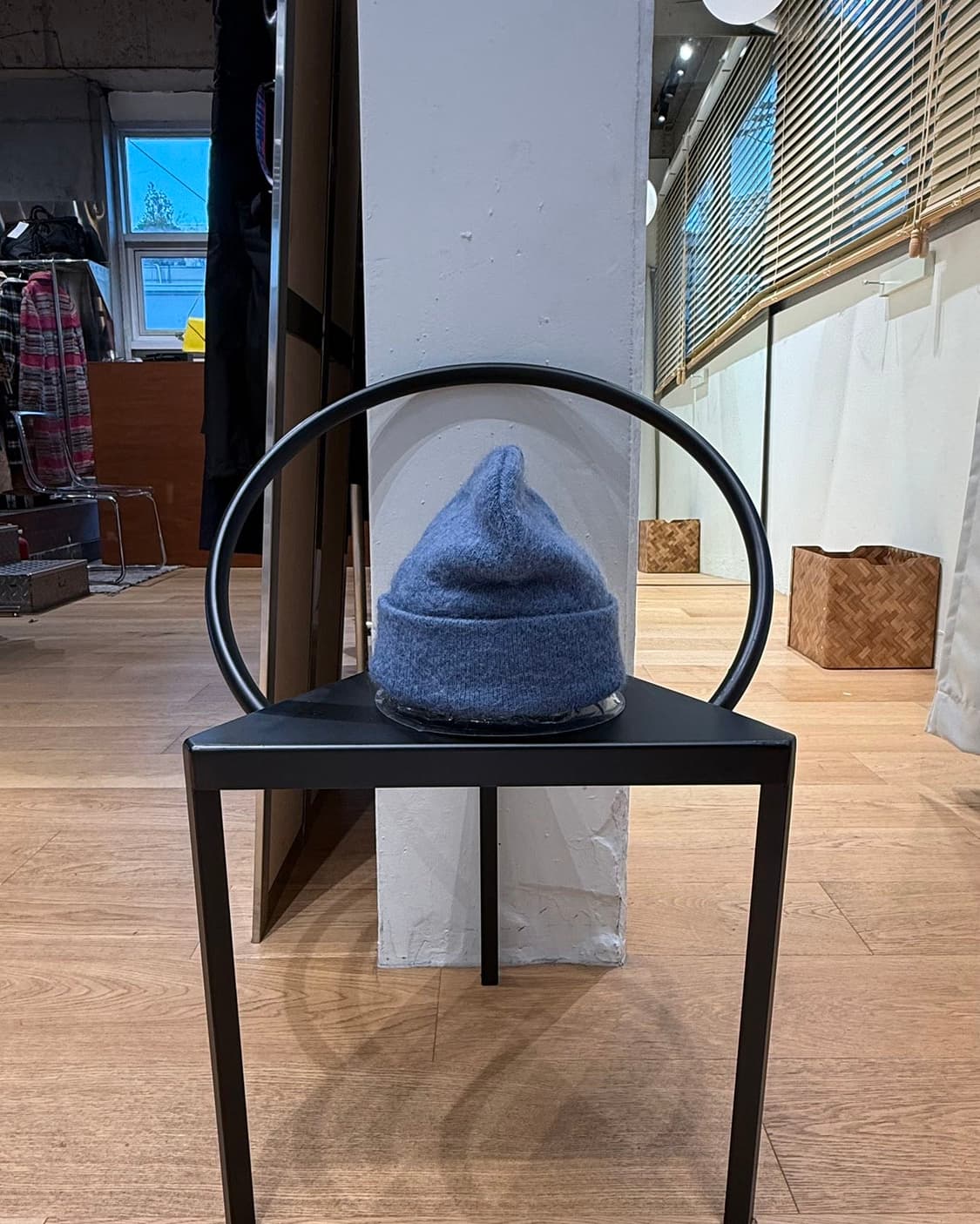 슈프림 블루 모헤어 비니 슬레이트  상품이미지5