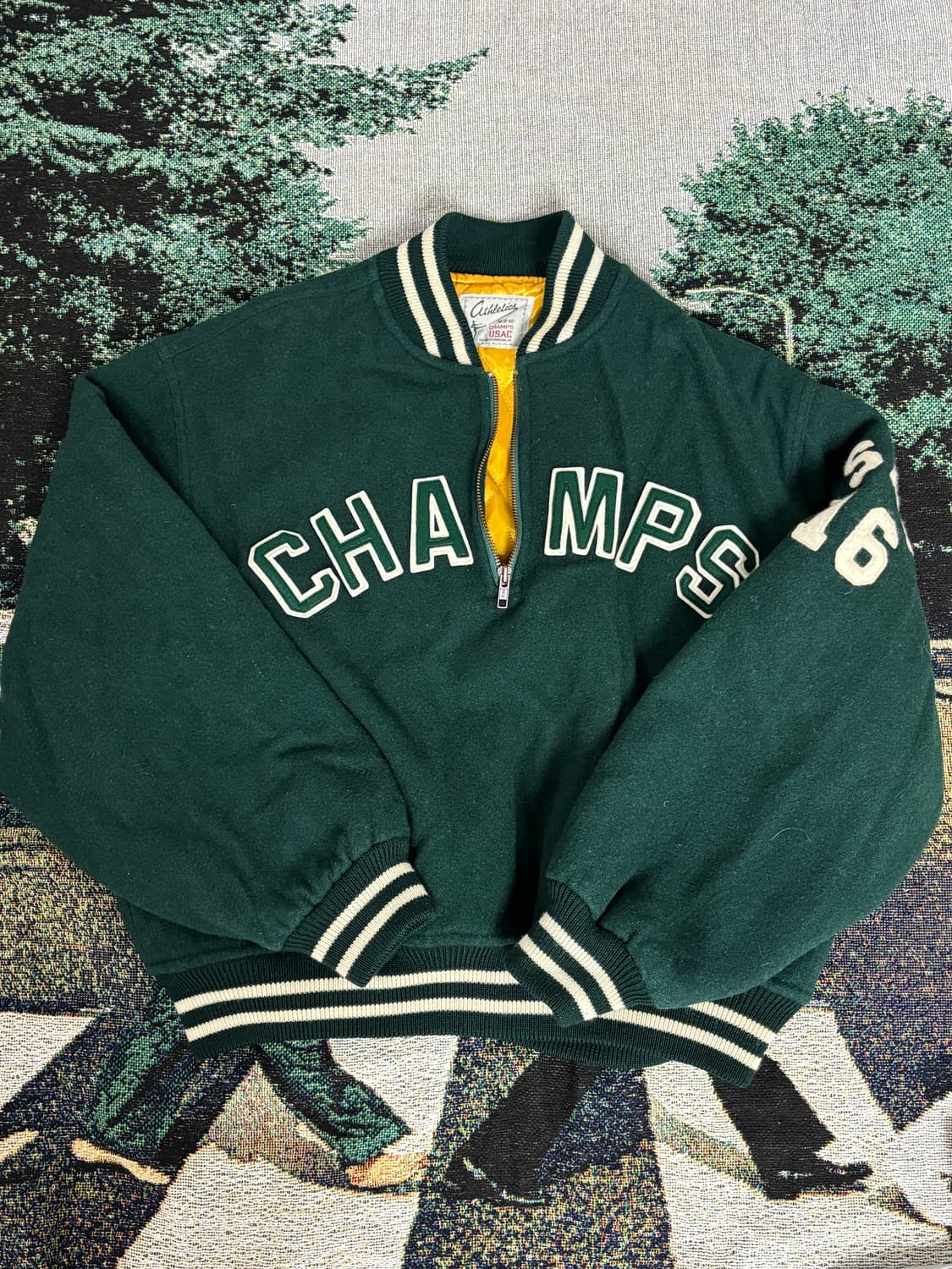 아메리칸 빈티지 athletics 하프집업 상품이미지1