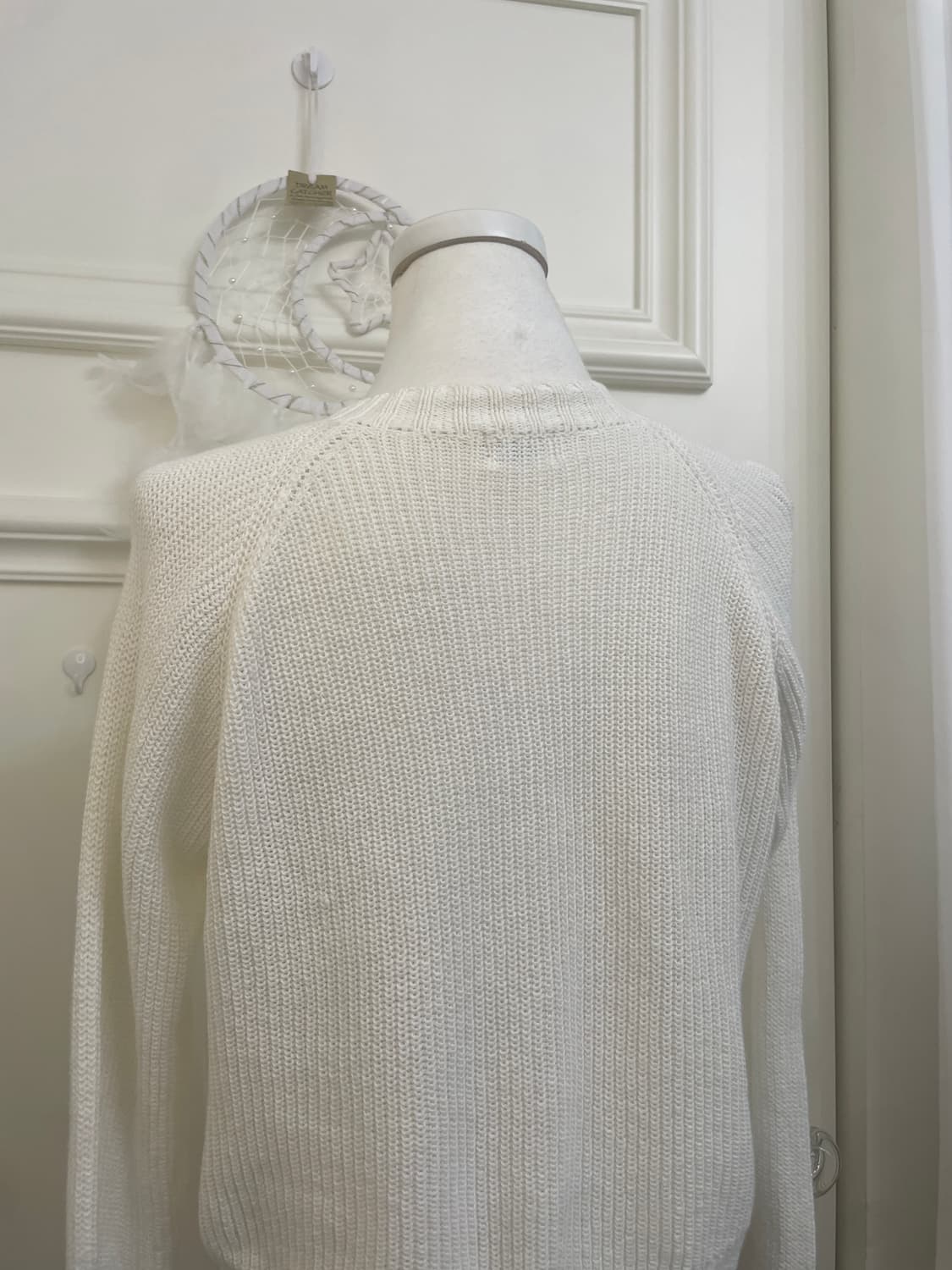 white pocket point reglan crop cardigan 상품이미지4