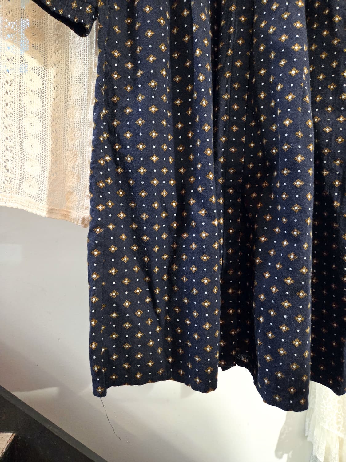 패턴 버튼업 원피스 상품이미지4