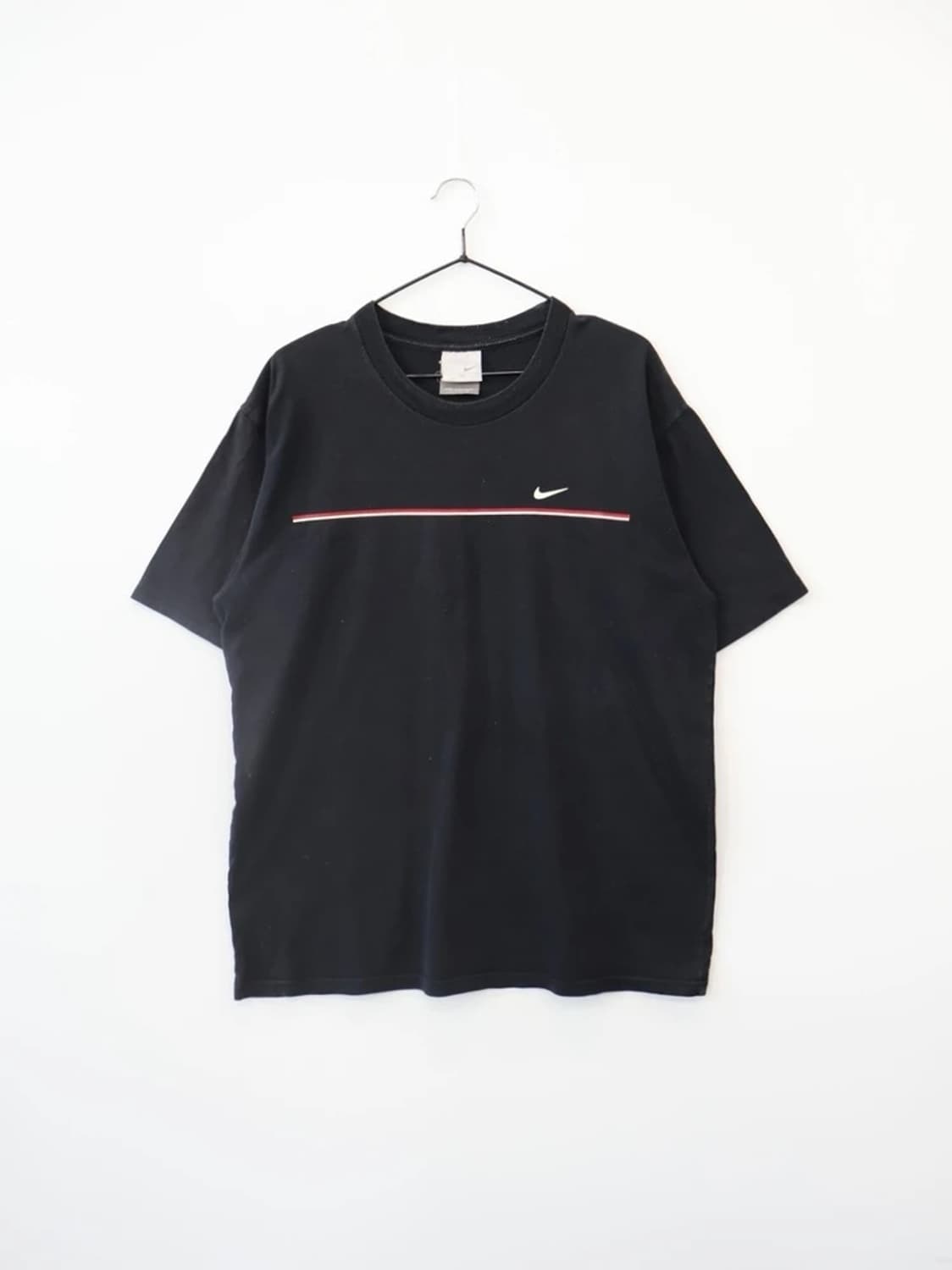 00s Nike Swoosh Line Tee Black 상품이미지3