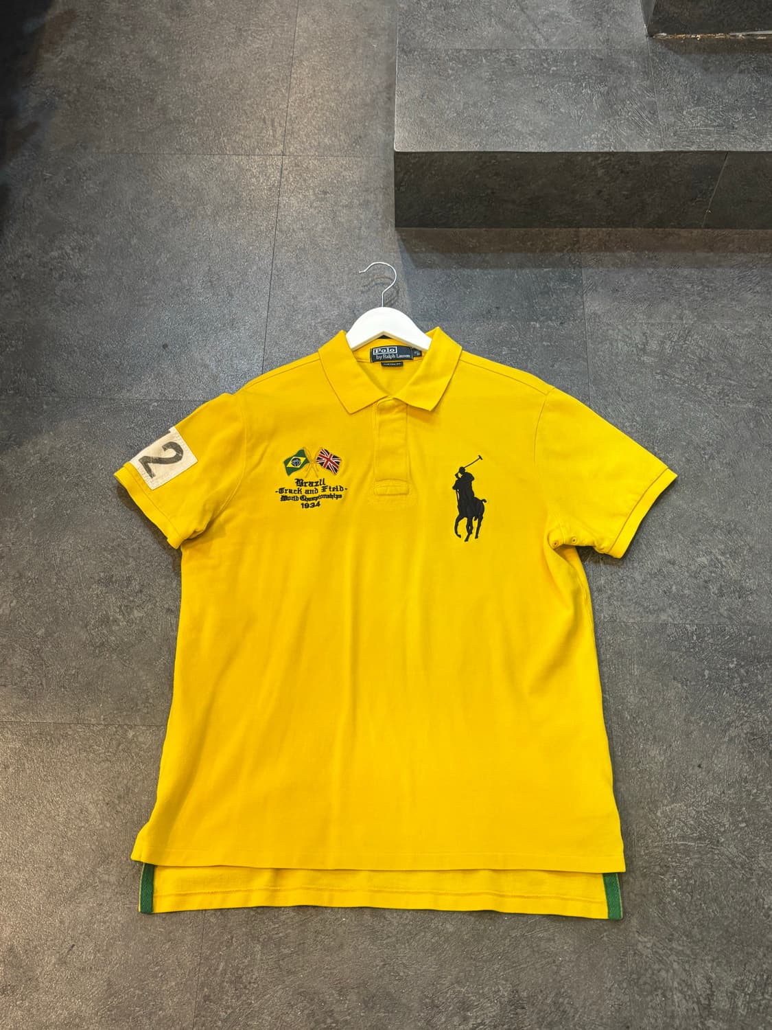 폴로 랄프로렌 빅포니 브라질 PK 카라티 티셔츠 XL사이즈 상품이미지2