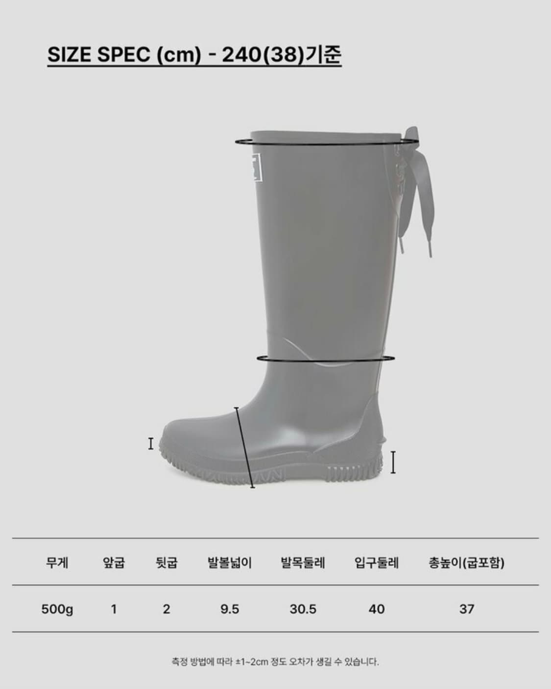 레이지앤 레인부츠 새상품 상품이미지9