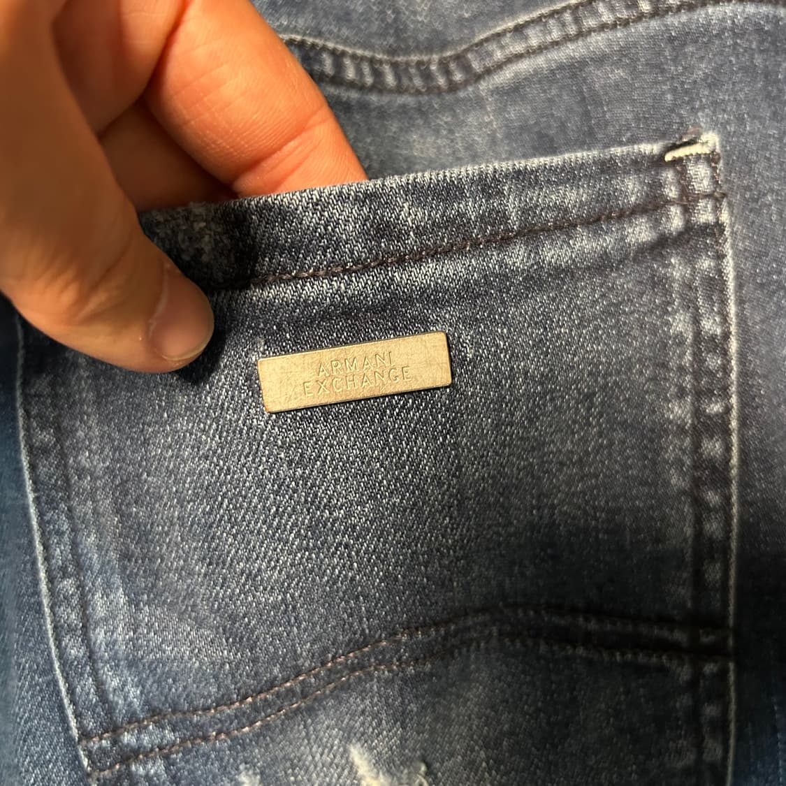 [31] 아르마니 익스체인지 슬림핏 데님 팬츠 상품이미지8