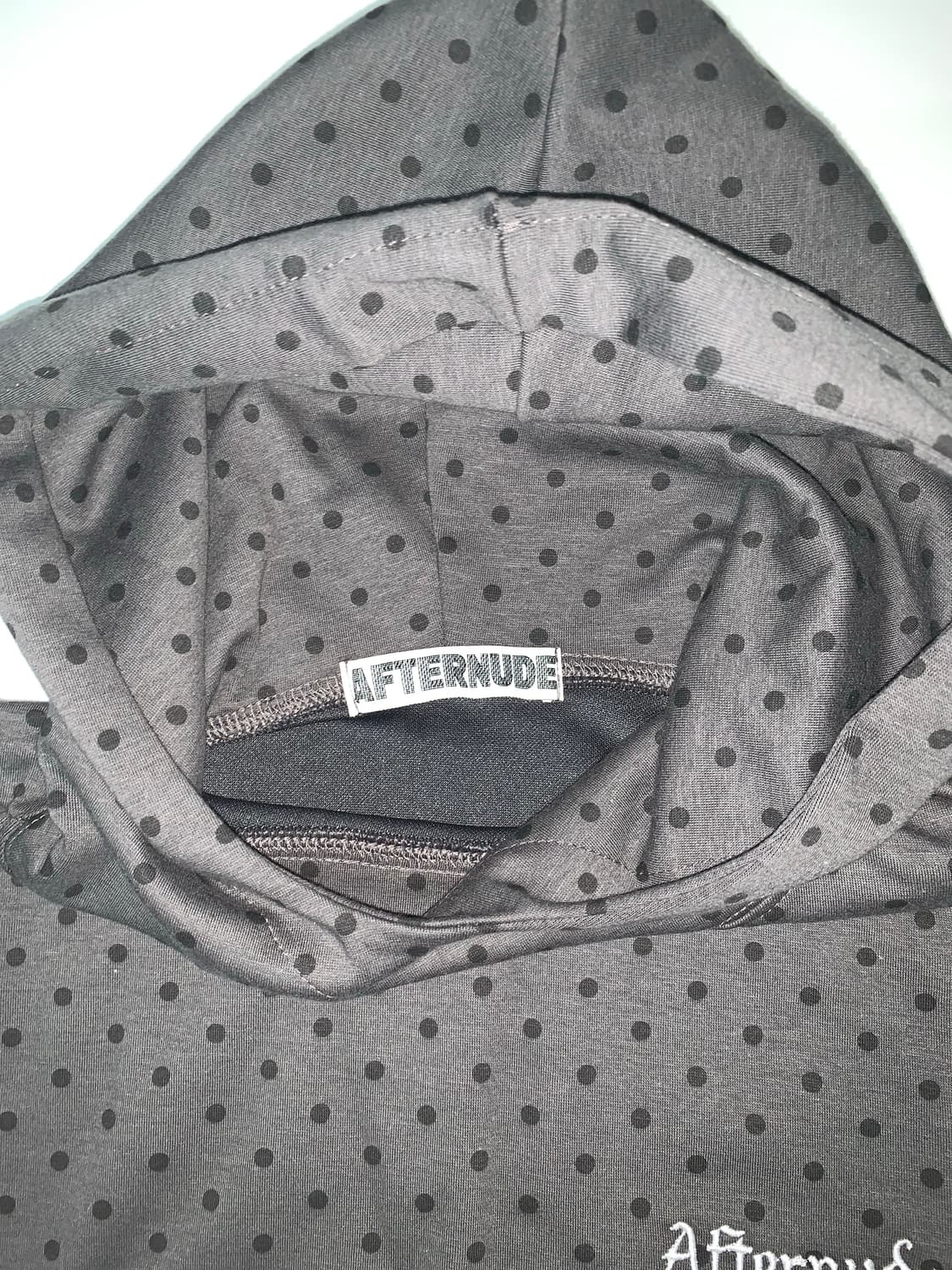 POLKA DOT HOODIE (CHARCOAL) 상품이미지6