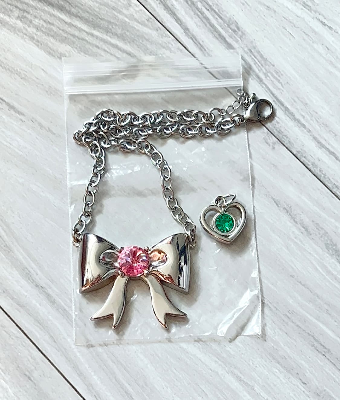 [HURJABOYACC] Big ribbon necklace 상품이미지2