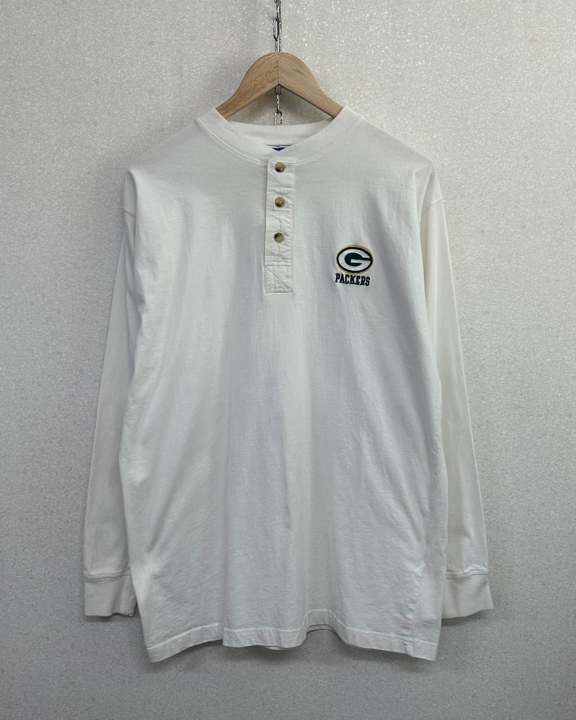 (L)LOGO7 헨리넥 긴팔-M2118 상품이미지1