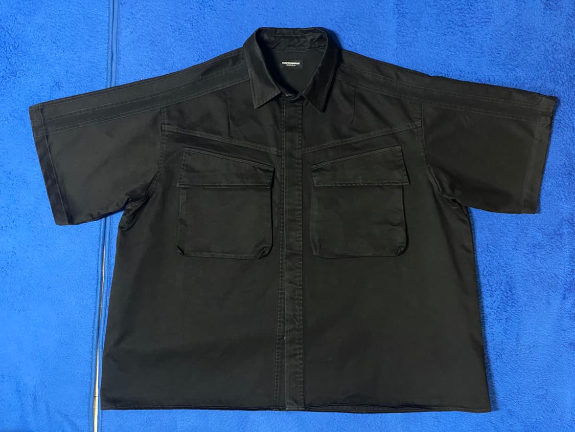 FARFROMWHAT 파프롬왓 파아카이브 오버사이즈 워크 셔츠 블랙 1 상품이미지1