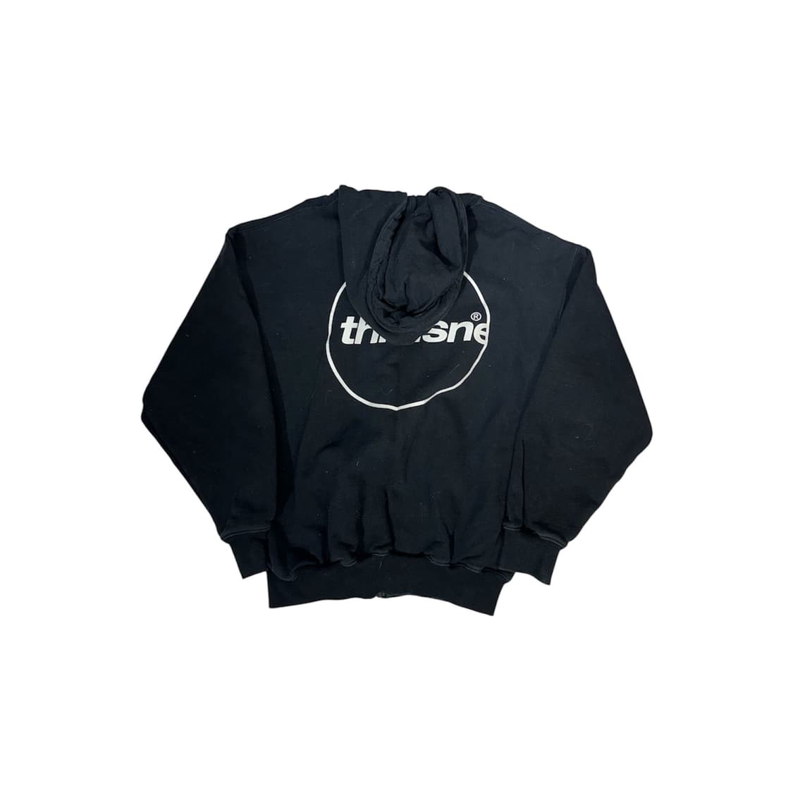 디스이즈네버댓 블랙 디네뎃 빅 로고 후드집업 M 상품이미지6