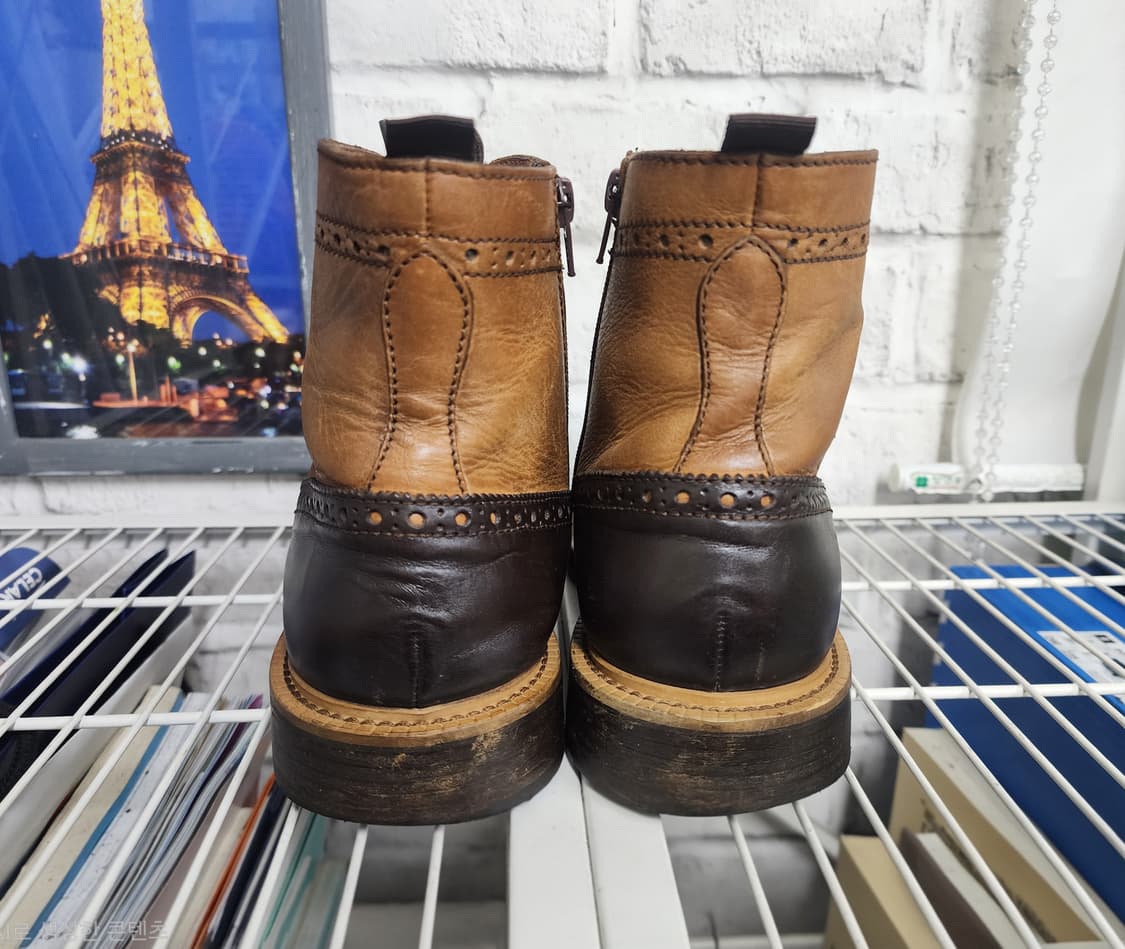 지안마크 모렐리 남성 가죽부츠 260~265 윙팁 남성구두 SD94 상품이미지4