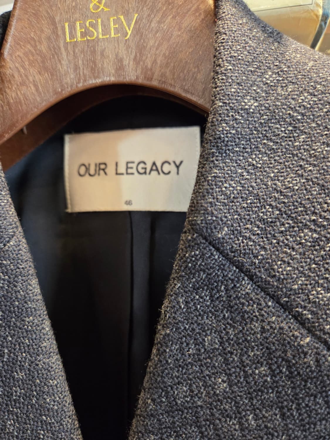 아워레가시 자가드패턴코트 상품이미지5