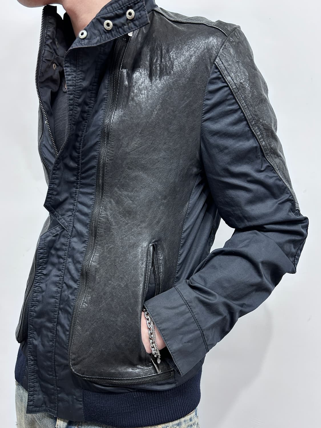 우영미 하이브리드 멀티 지퍼 자켓 상품이미지3