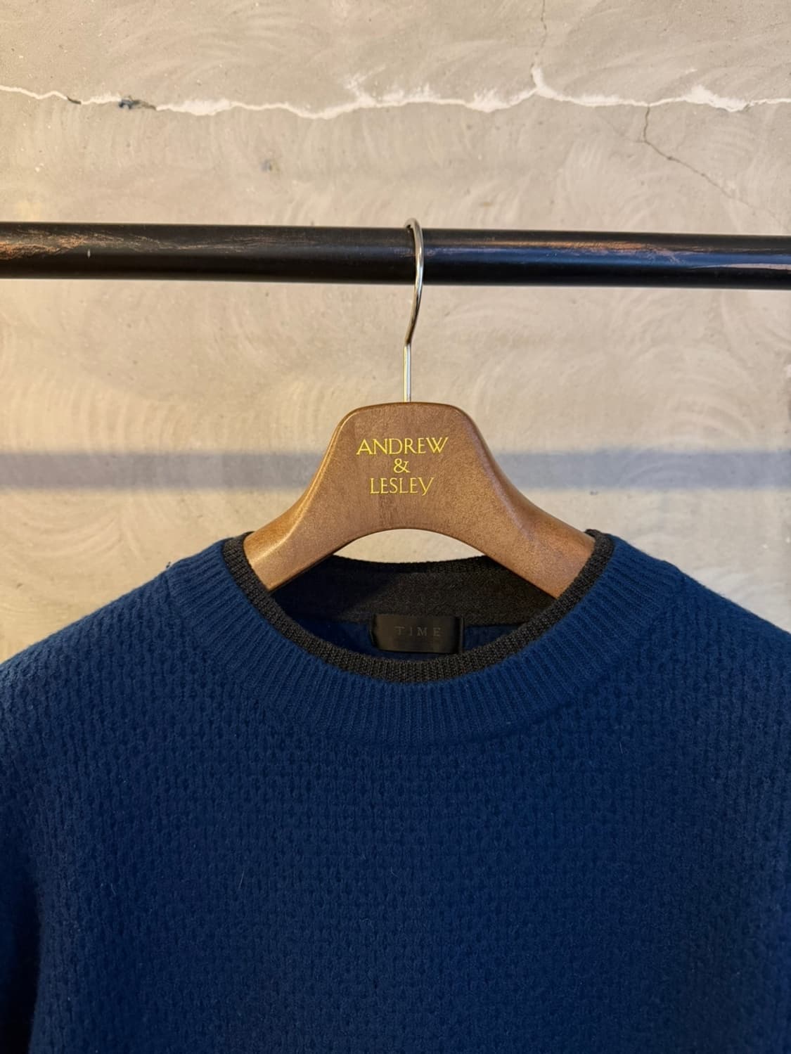 타임 옴므 와플 니트 슬림100 상품이미지3