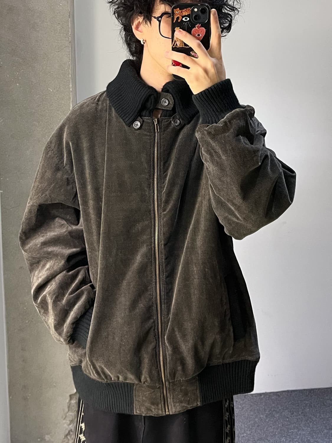 울리치 퀼티드 라인 오버사이즈 봄버 자켓 상품이미지1