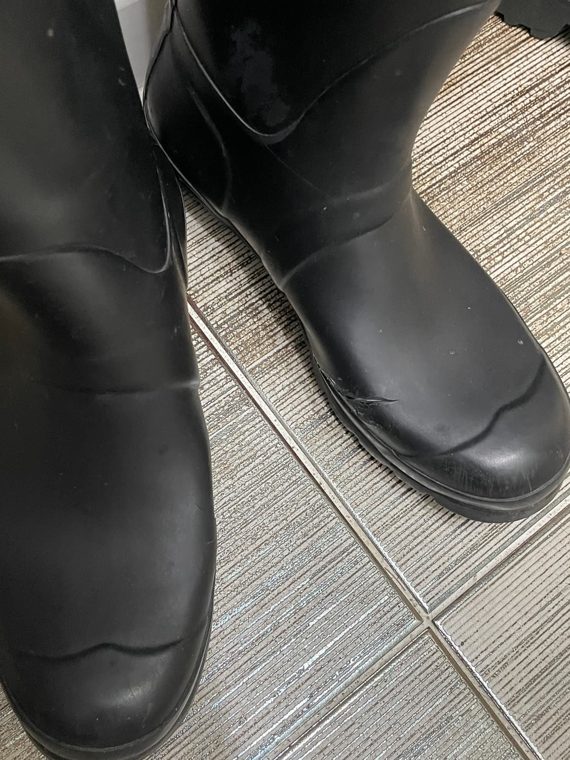 헌터 롱 레인부츠 톨 250 블랙 상품이미지2