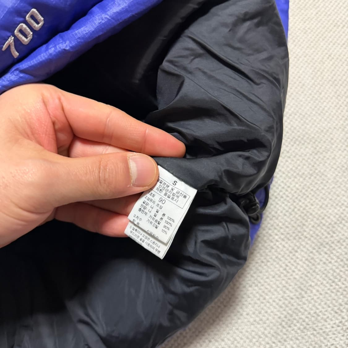 노스페이스 700 눕시 패딩조끼 상품이미지4