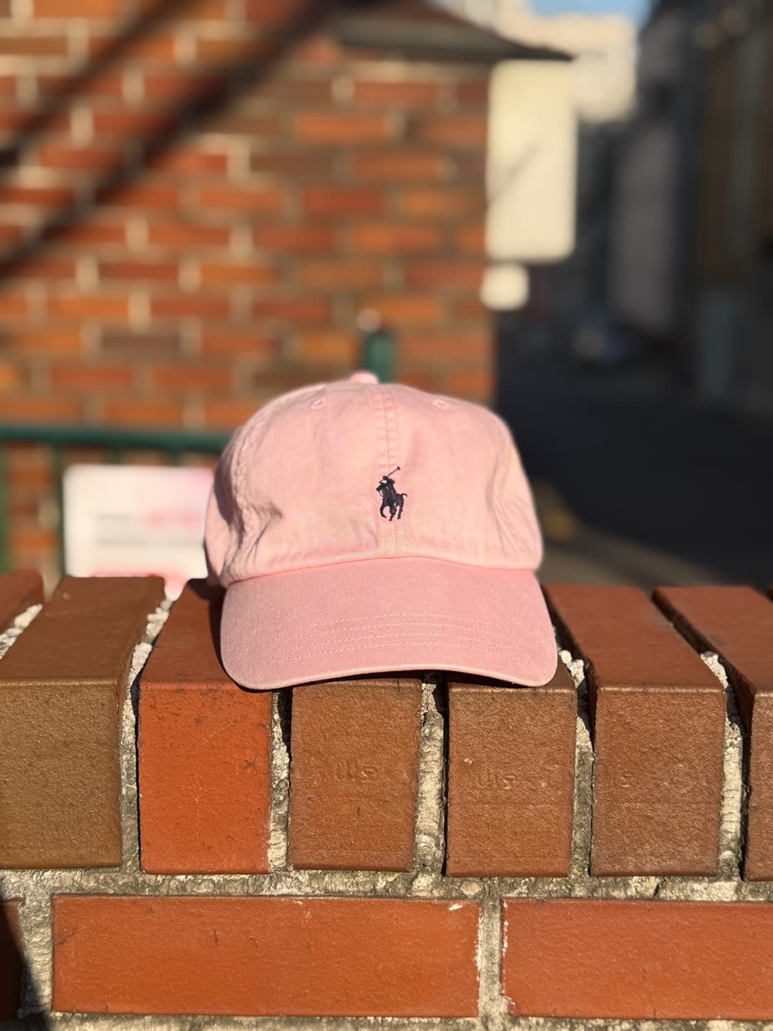 폴로 핑크 캡 상품이미지1