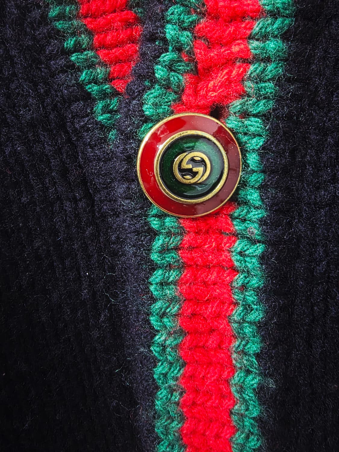 구찌 케이블 가디건 오버사이즈L  상품이미지4