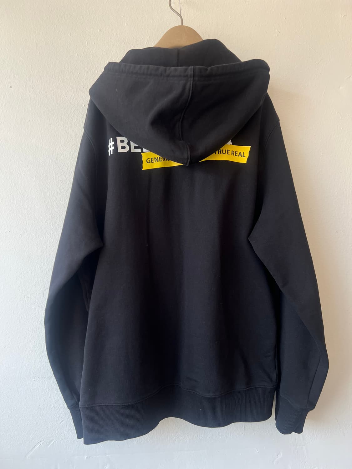 빈트릴 남성 블랙 후드티셔츠 로고티셔츠 상품이미지3