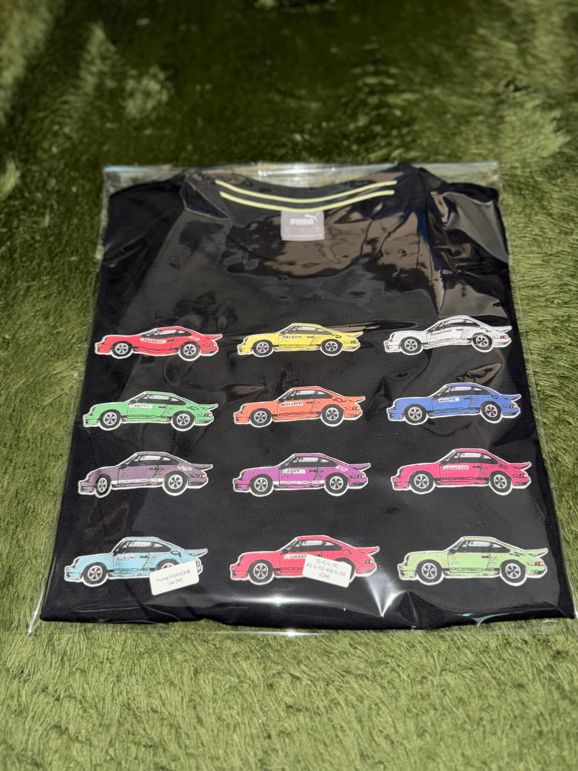 [M] 푸마 X 포르쉐 레거시 아카이브 프린트 티셔츠 블랙 상품이미지10