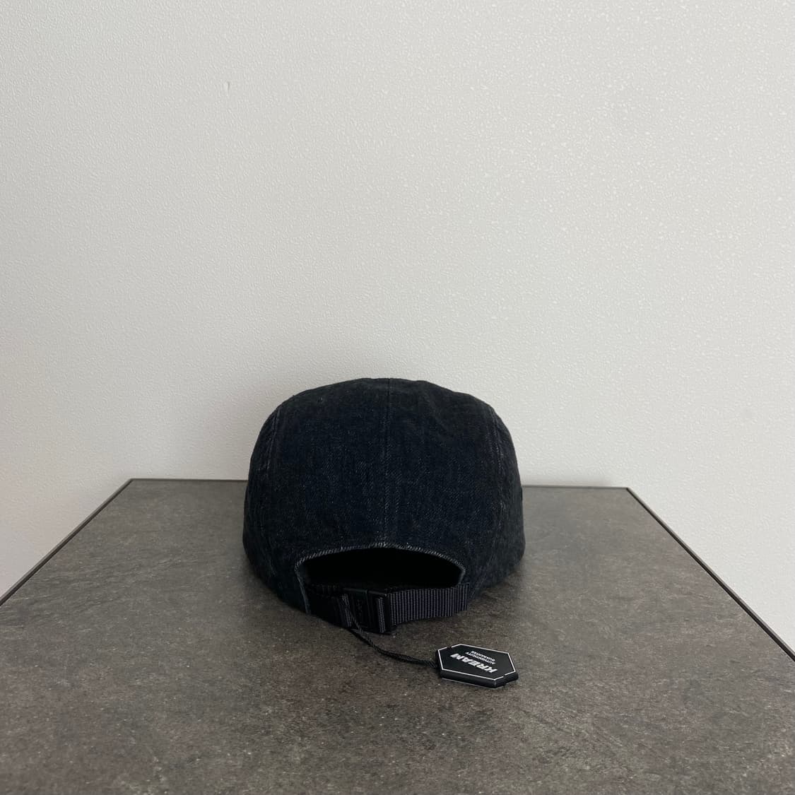 (OS) 슈프림 박스로고 캠프캡 모자 데님 블랙 상품이미지4