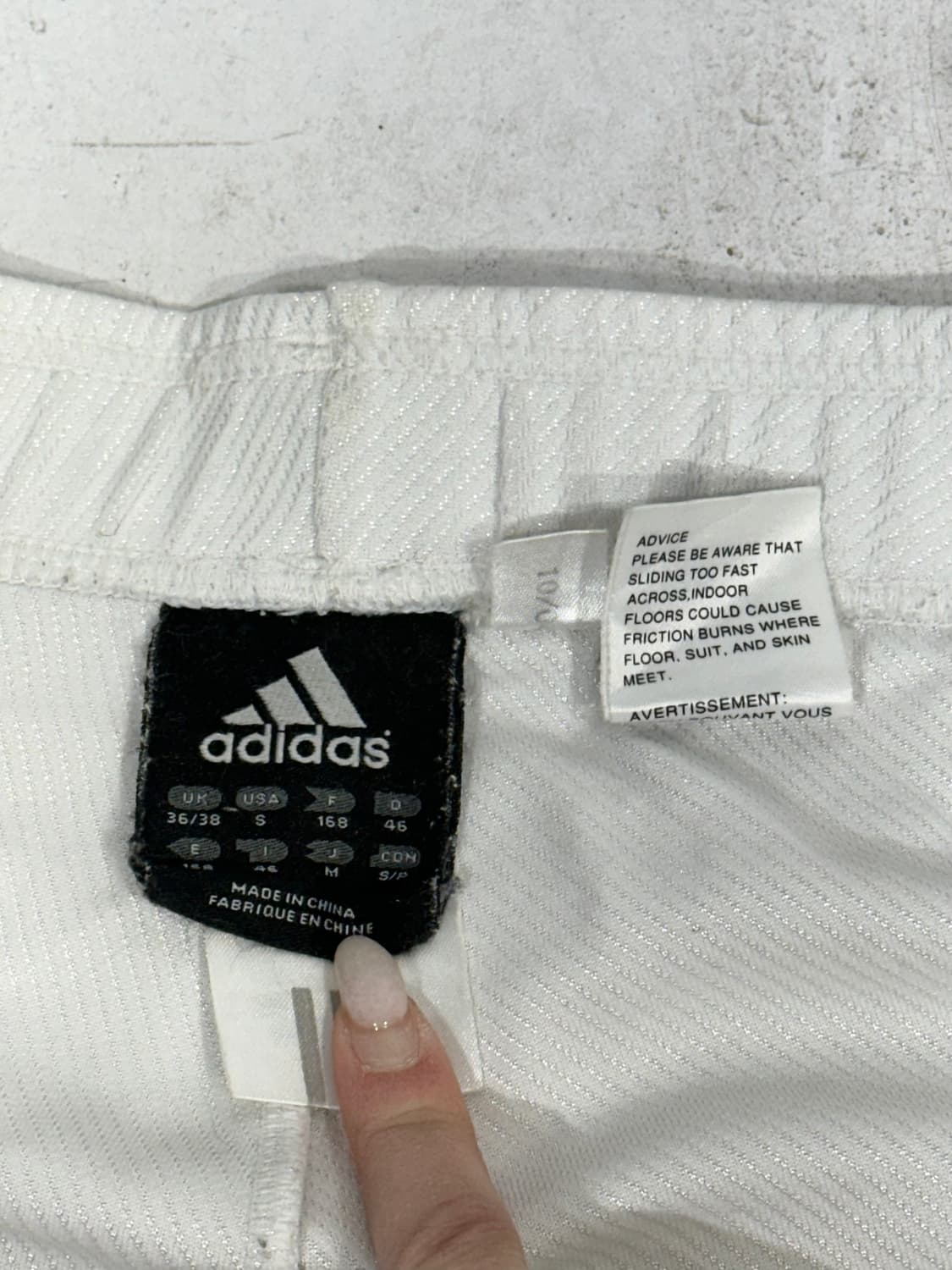 아디다스 화이트 와이드 블랙 사이드 라인 팬츠 M 상품이미지7