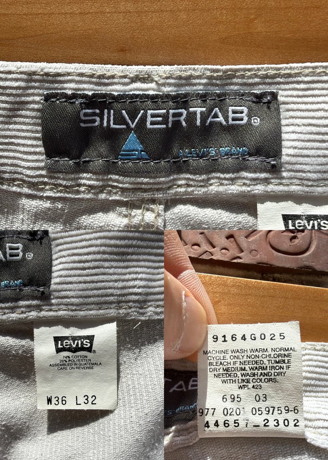 리바이스 00s 실버탭 코듀로이 카펜터 팬츠 상품이미지7