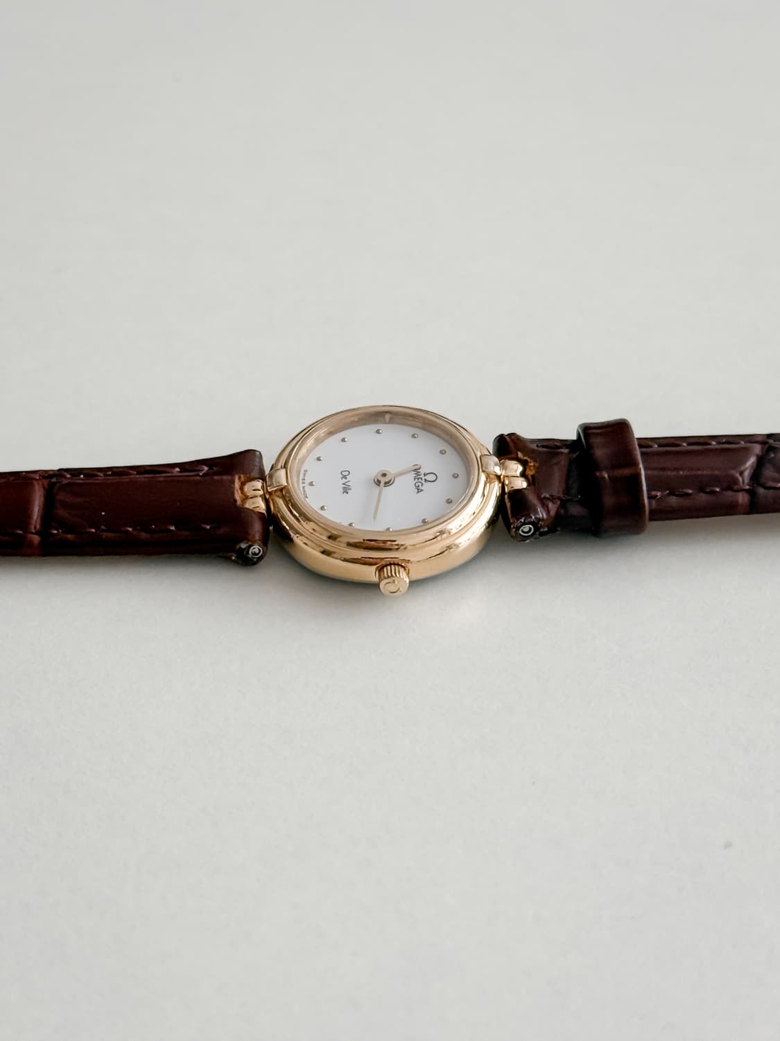 오메가 드빌 미니 화이트 다이얼 시계 상품이미지9