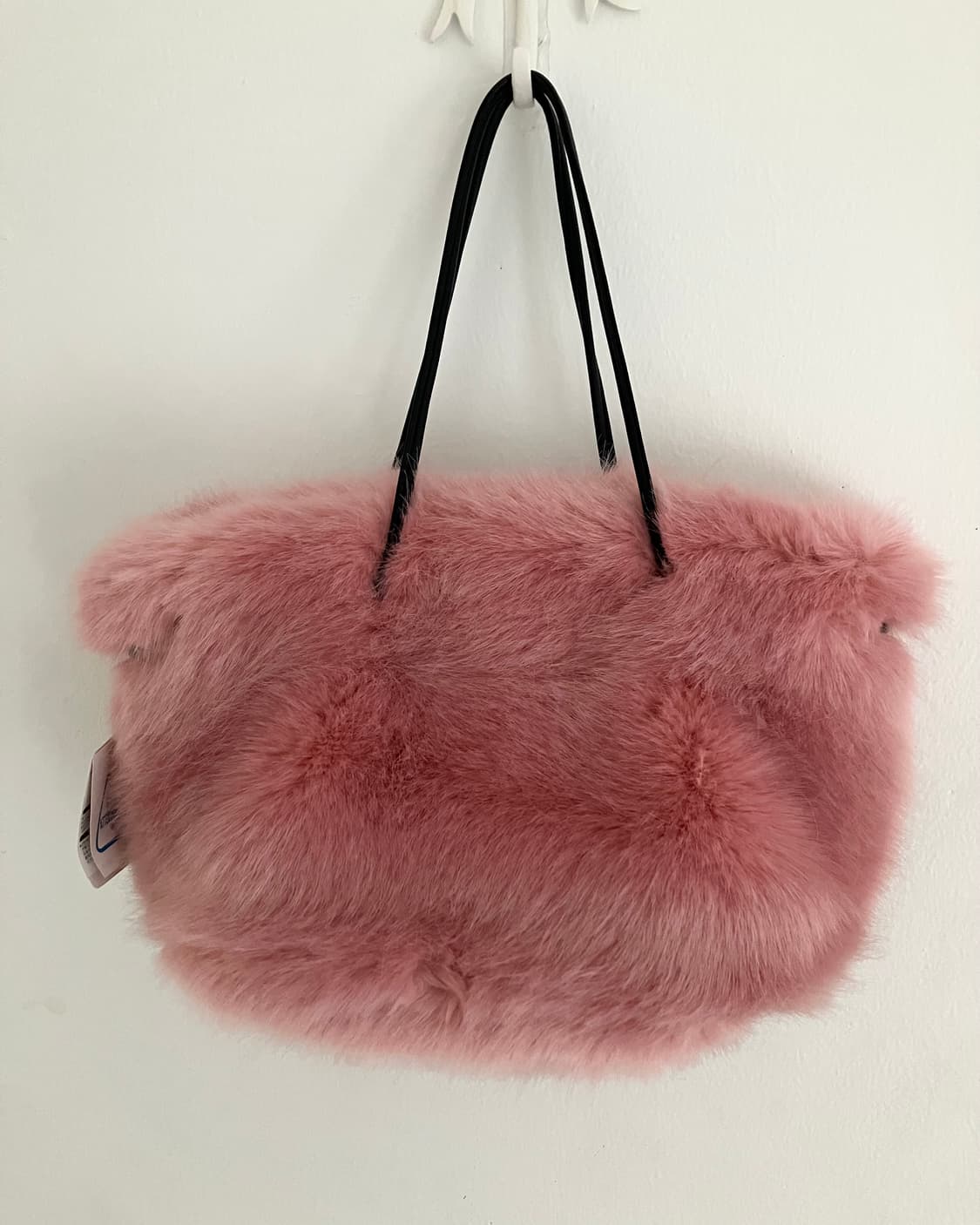 핑크 퍼 일본 빈티지 가방 상품이미지2