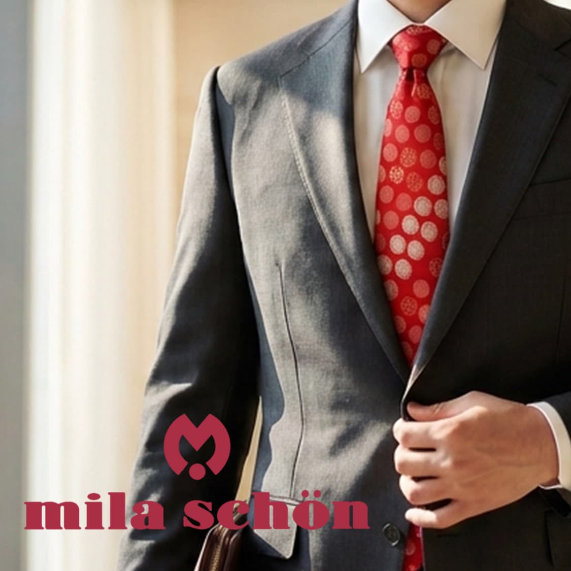 밀라숀 실크 레드 자카드 패턴 넥타이 9cm S~A+등급 E812
 상품이미지1