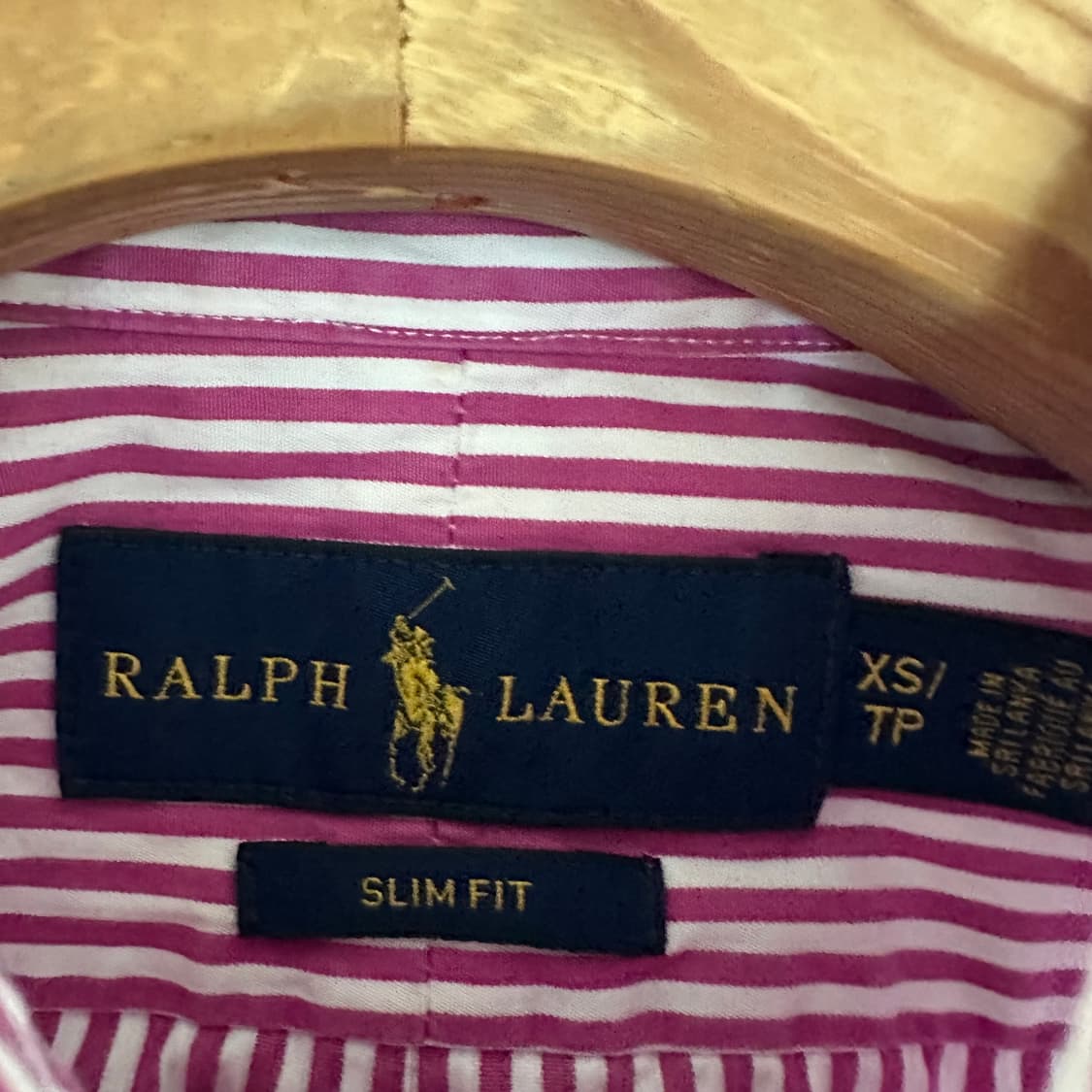 XS 폴로 랄프로렌 스트라이프 셔츠 상품이미지3