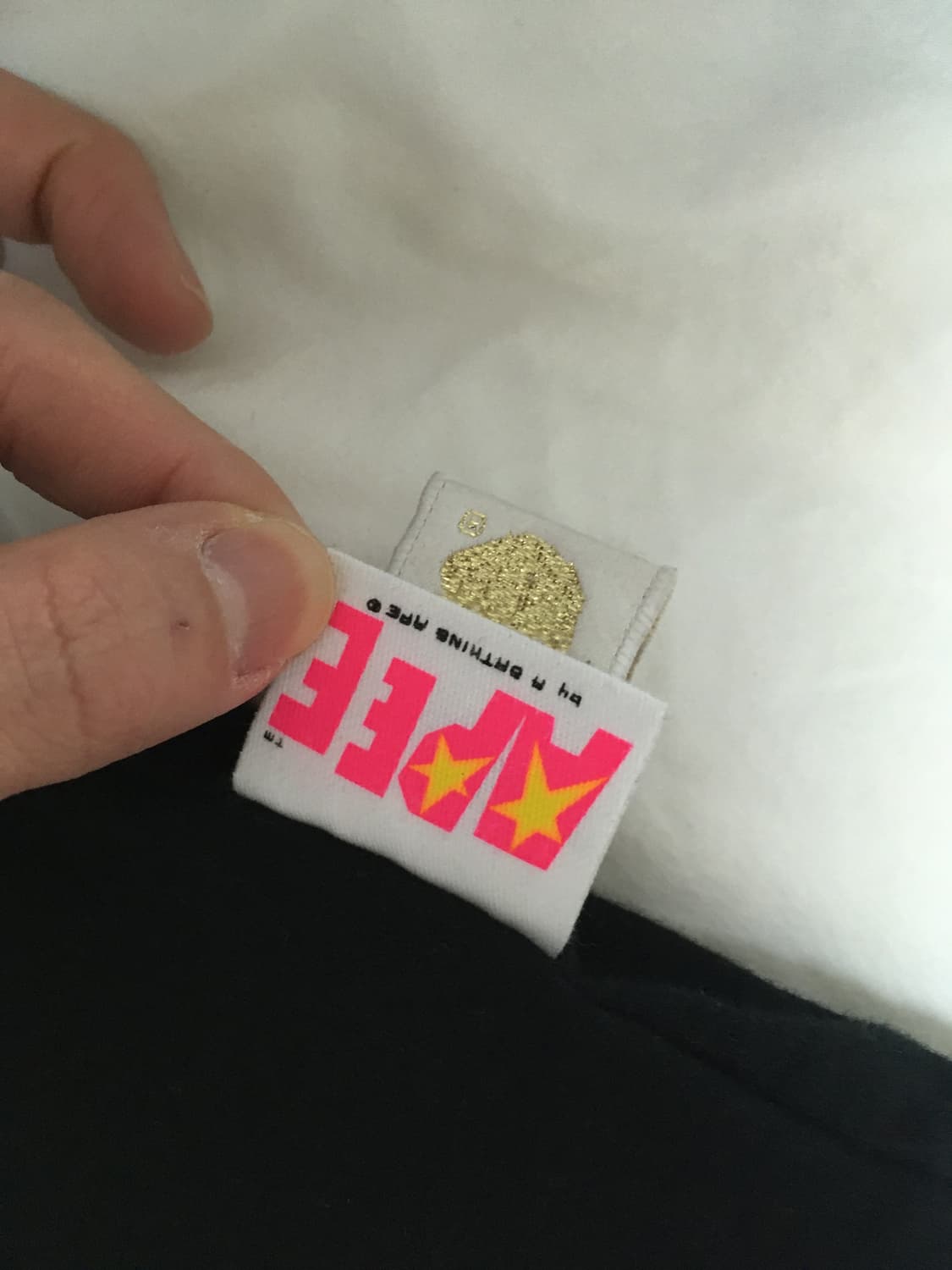 에이프 베이프 리버시블 양면 롱슬리브 숏 사이즈 상품이미지10