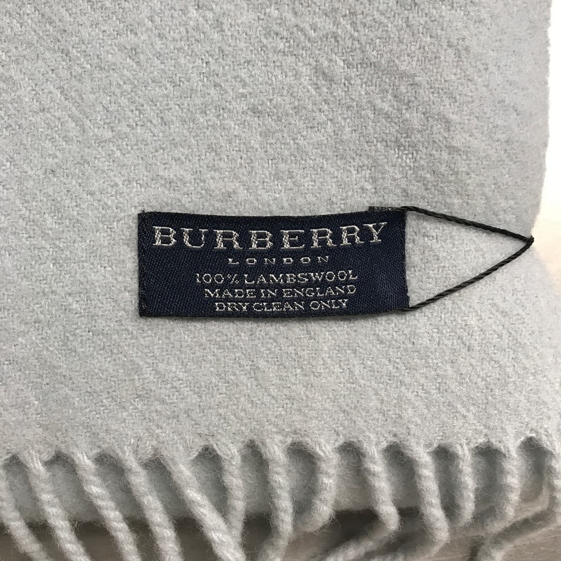 버버리 정품 램스울 머플러 블루 상품이미지5