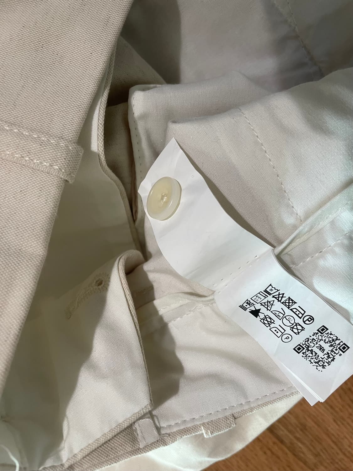 자라 아이보리 바지 상품이미지4