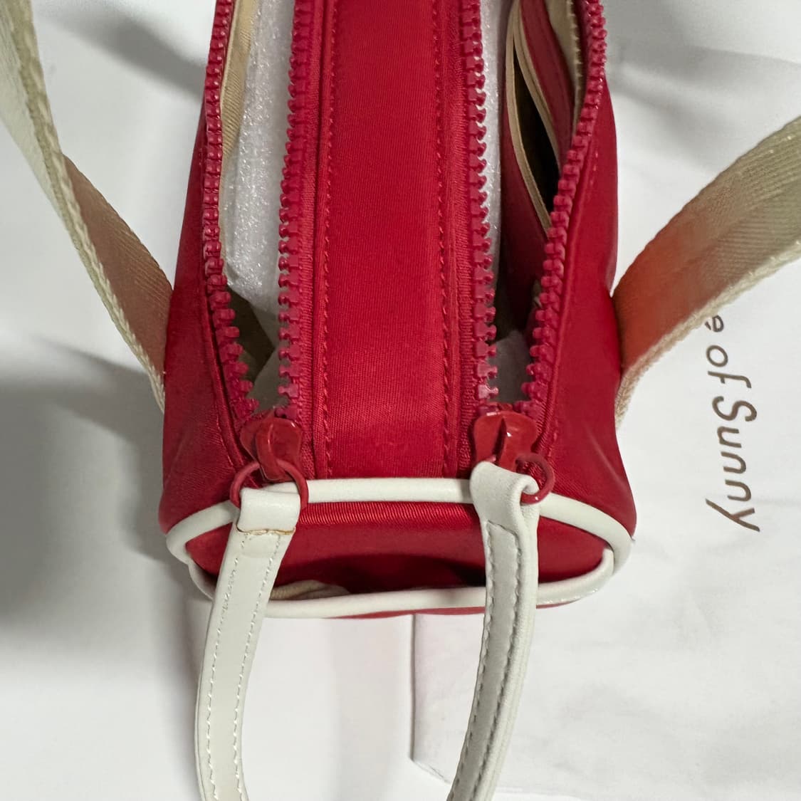 하우스오브써니 미니 가방 레드 상품이미지3