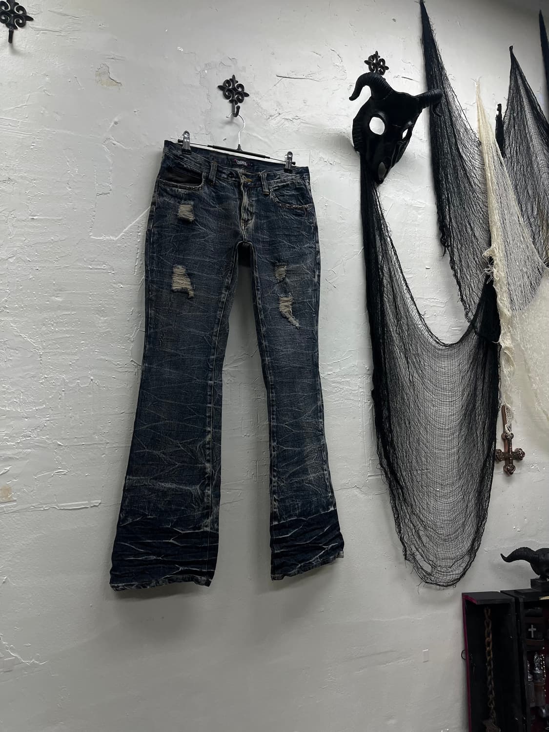 Lowbox 00s archive grunge boots cut deni 상품이미지1