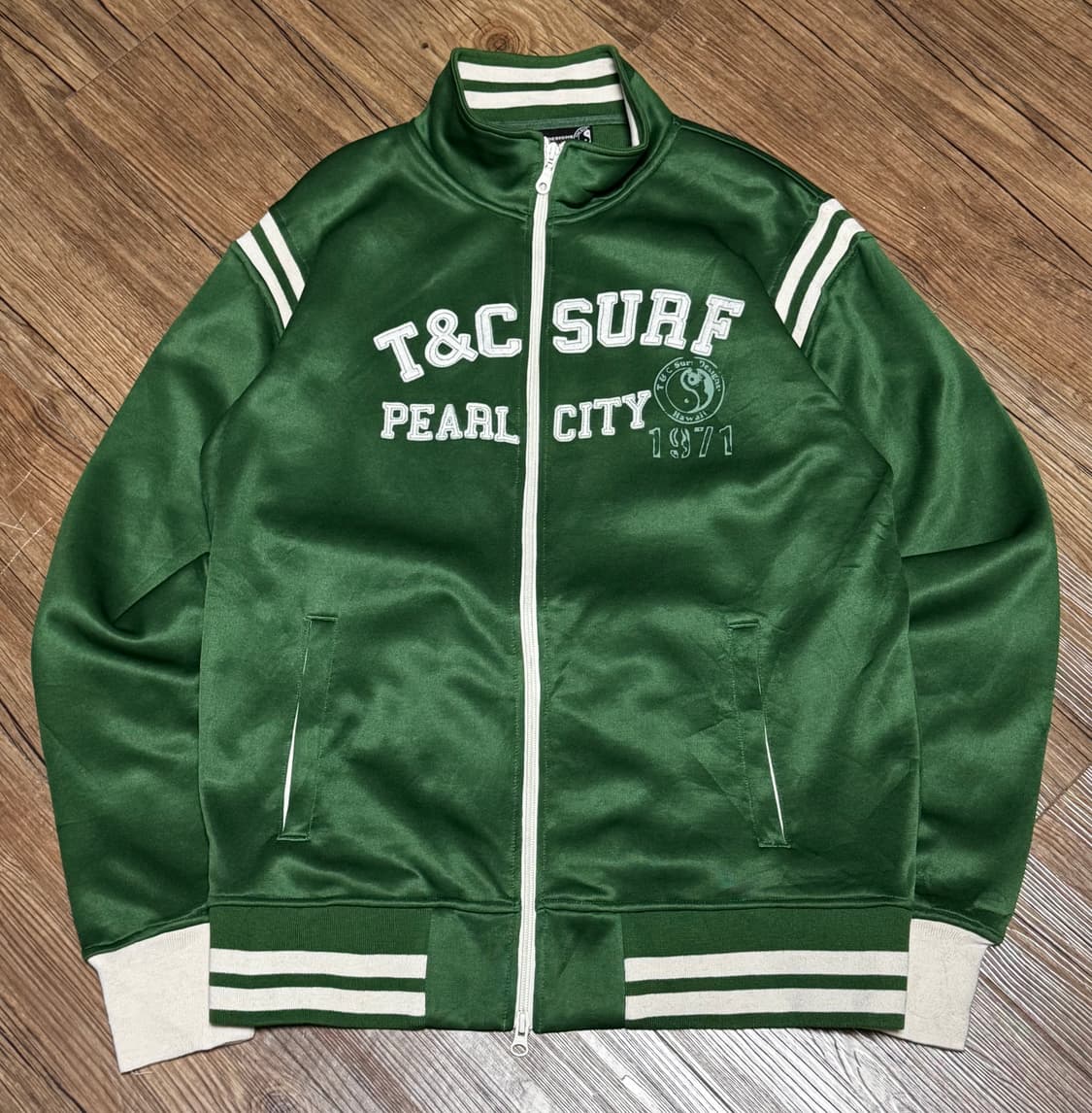 T&C SURF DESIGNS 그린 니트 져지 상품이미지2