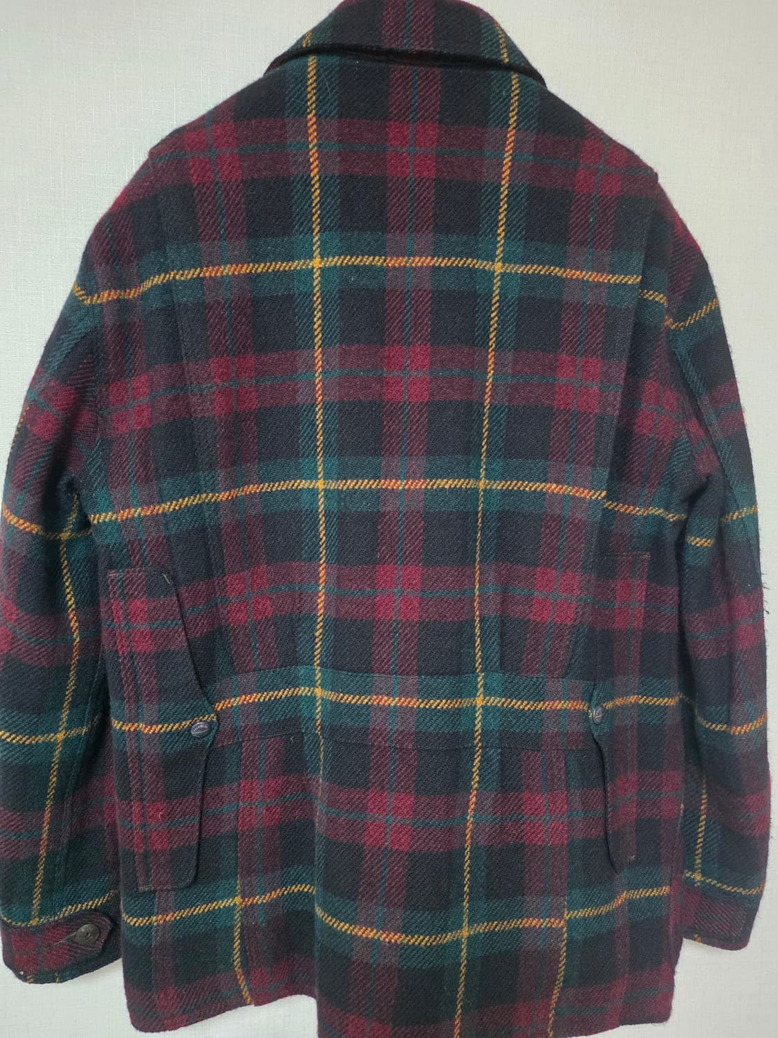 폴로 타탄체크 알파카 헌팅자켓 s사이즈 팝니다 상품이미지2