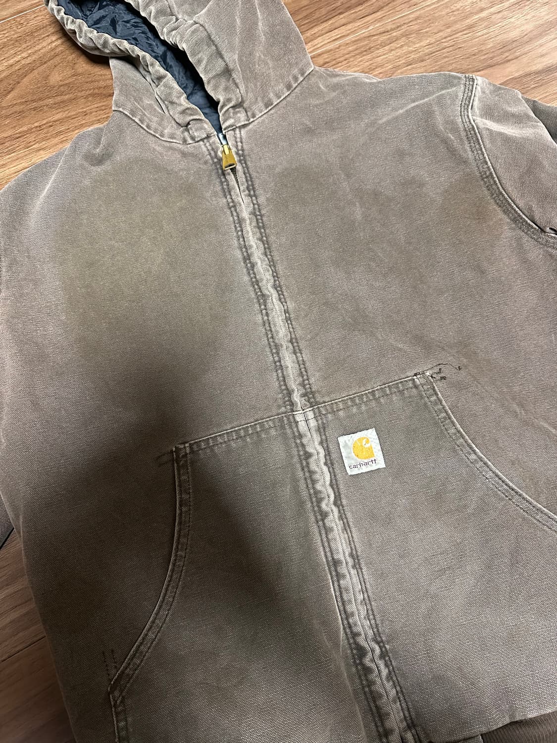 빈티지 칼하트 후드집업 상품이미지3